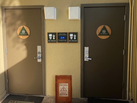 The Poolside Restrooms Are Not Accessible